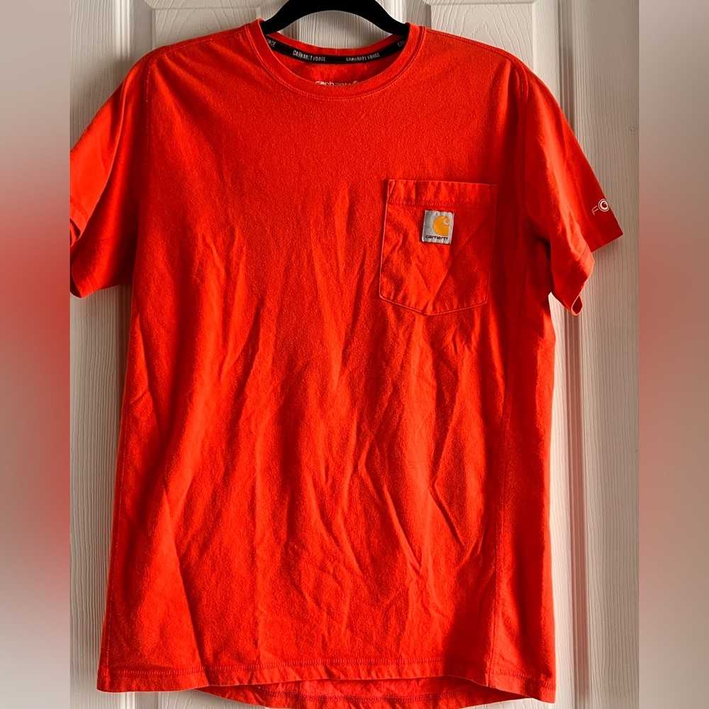 Carhartt Men's  Orange Short Sleeve Tee